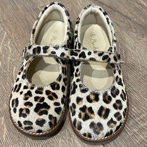 Mini Boden Leopard Print Shoes, size 12 (30)